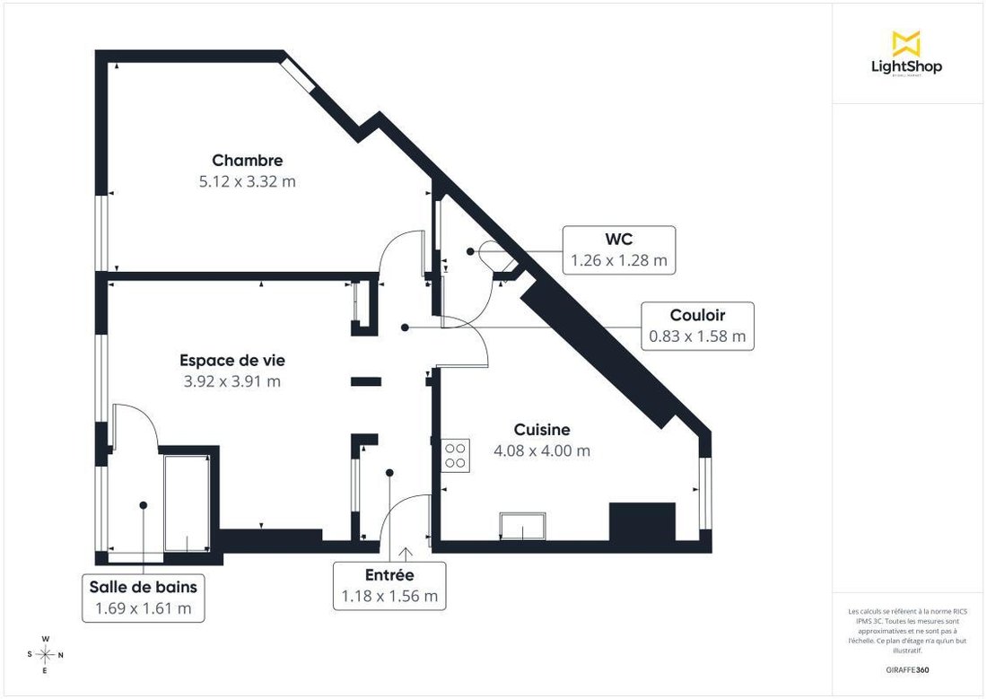 Apartment in Lafayette-Richer, Paris 9e Arrondissement, Paris 3 - 18970974