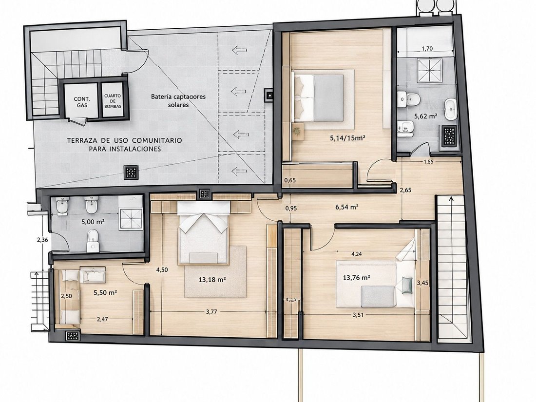 Penthouse in Albacete, Castile-La Mancha, Spain 2 - 18983882