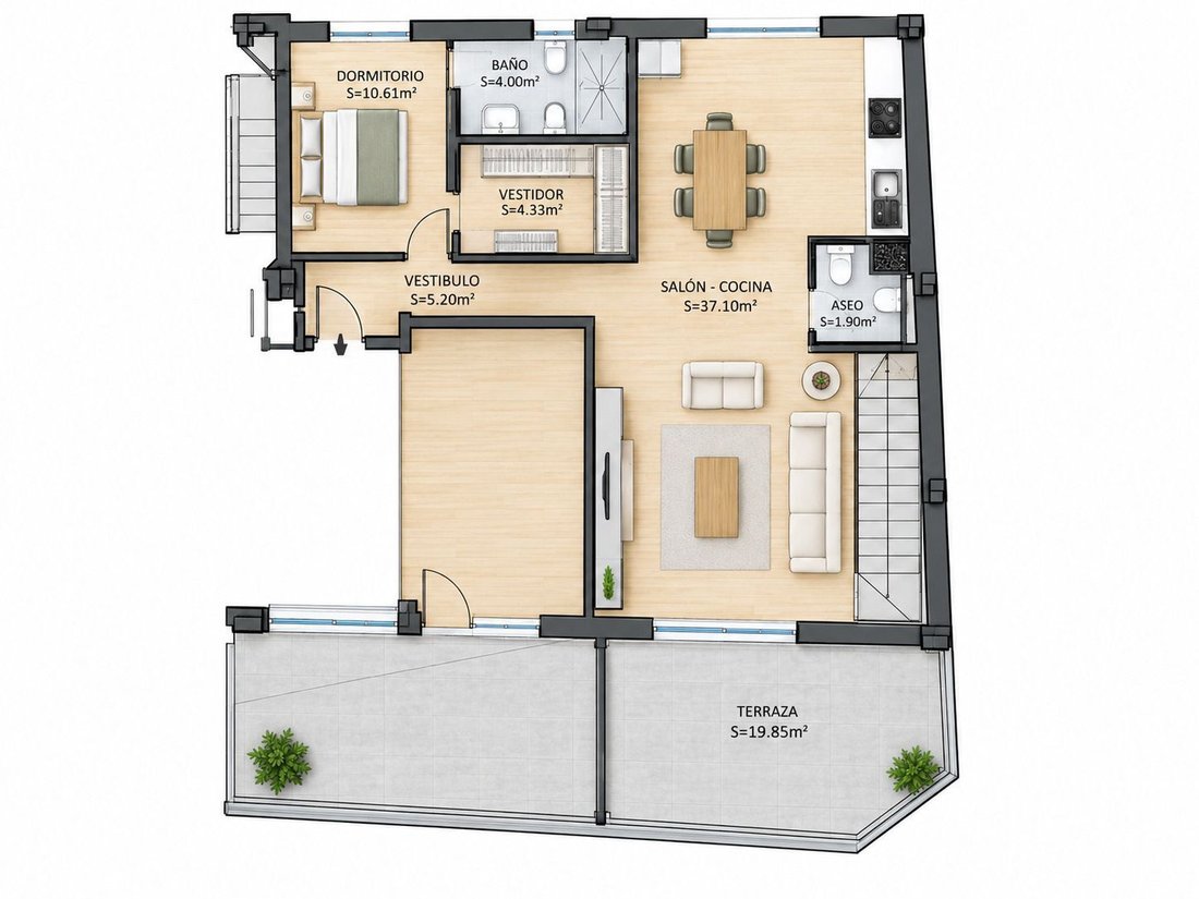 Penthouse in Albacete, Castile-La Mancha, Spain 1 - 18983882