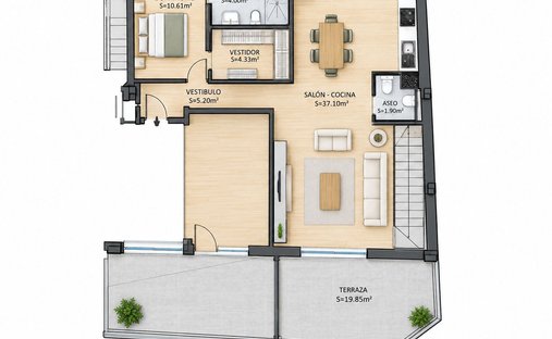 Penthouse in Albacete, Castile-La Mancha, Spain 1
