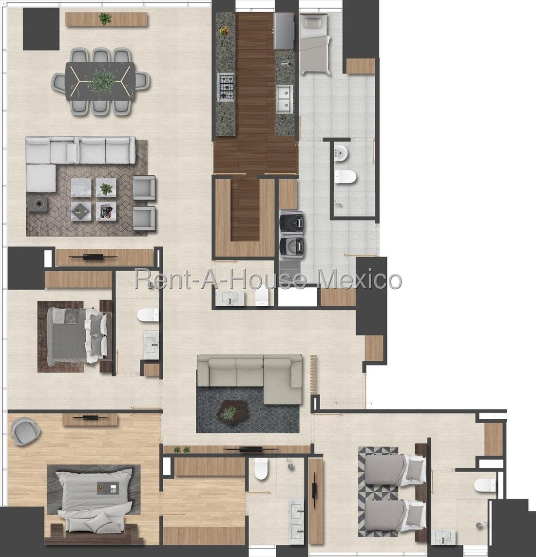 Apartment in Jesús del Monte, State of Mexico, Mexico 2 - 18985685