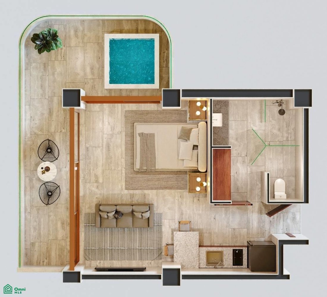Condo in Puerto Morelos, Quintana Roo, Mexico 2 - 18874184