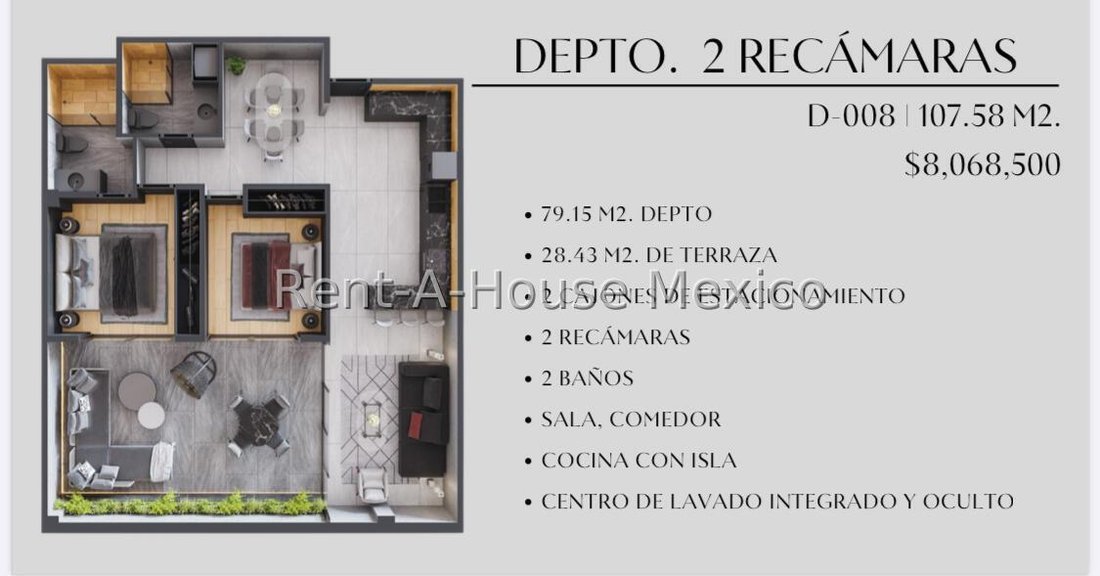 Apartment in Mexico City, Mexico 4 - 18984542
