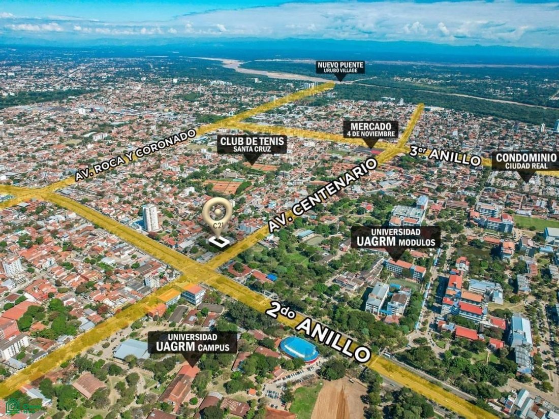 Land in Santa Cruz de la Sierra, Departamento Santa Cruz, Bolivien 1 - 18149412