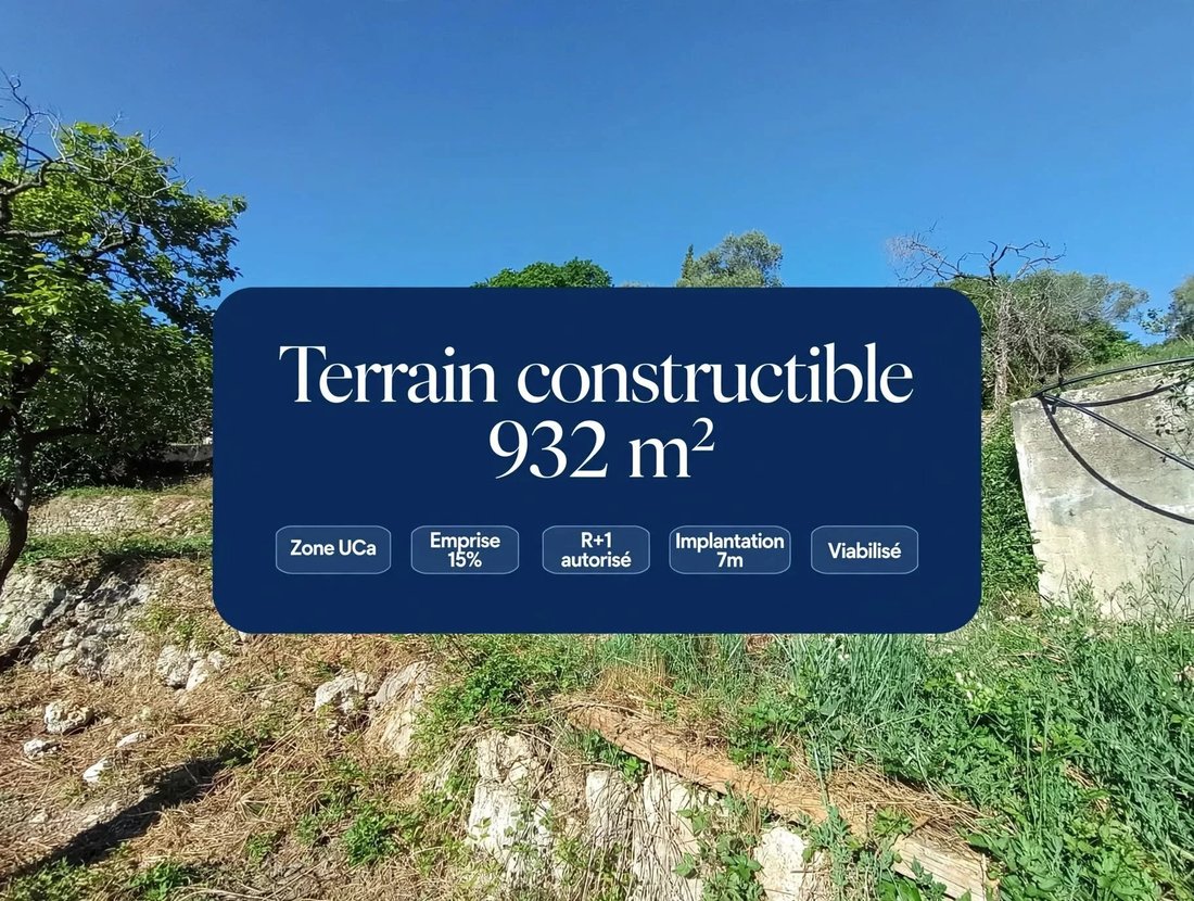 Land in La Maure-Super Cannes, Vallauris, France 1 - 17777418