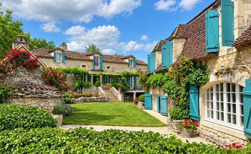 Schloss in Charles de Gaulle, Cahors, Frankreich 1