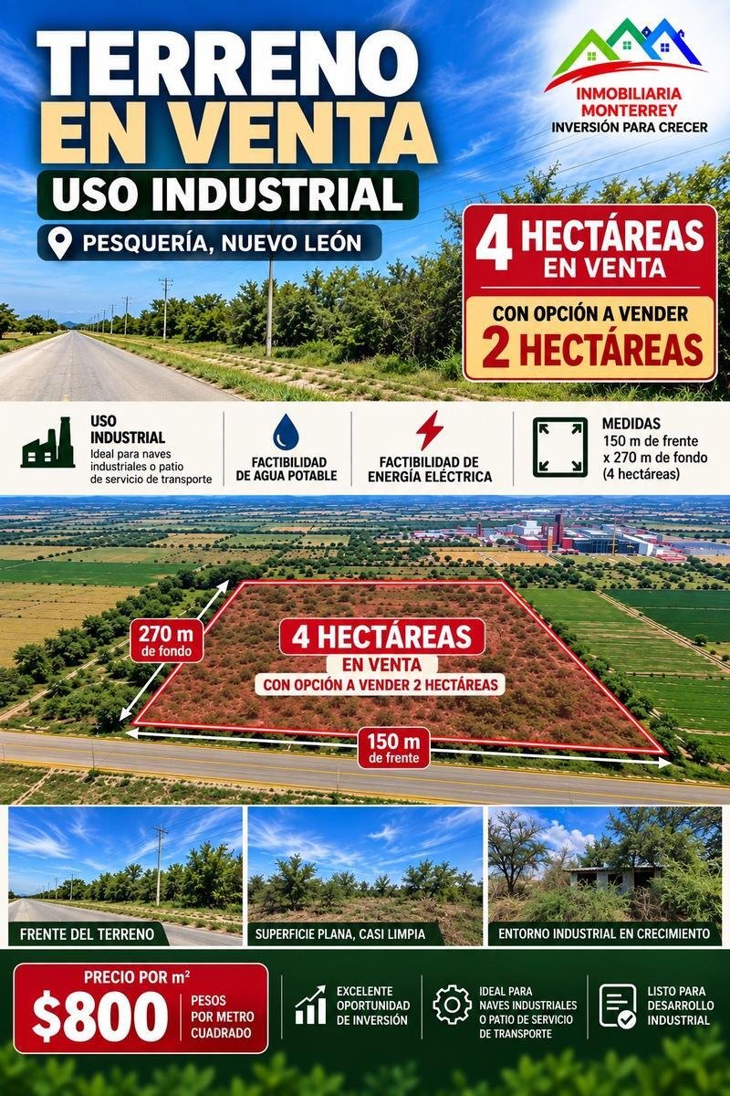 Land in Ciudad Apodaca, Nuevo Leon, Mexico 1 - 18987412