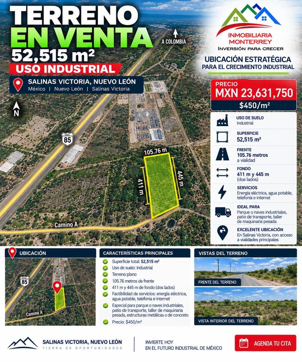 Land in Salinas Victoria, Nuevo Leon, Mexico 5 - 18987420
