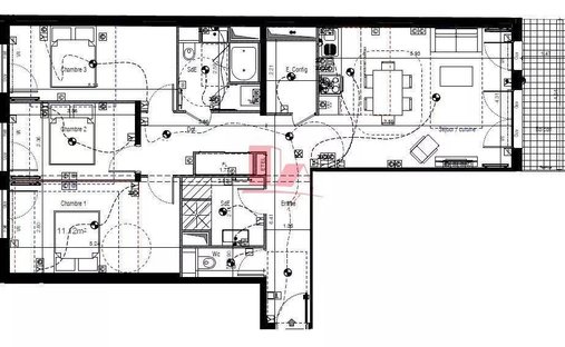 Apartment in Insurrection, Vanves, France 1