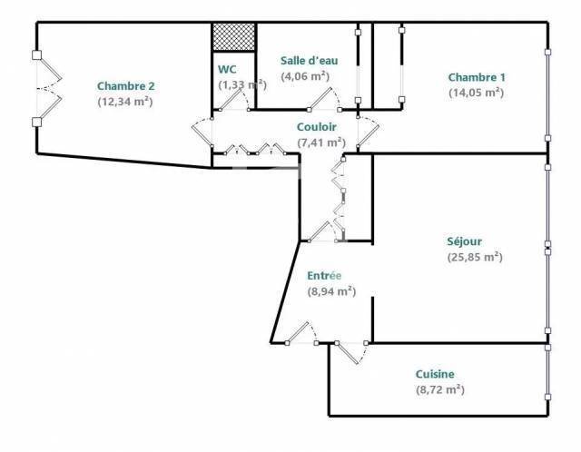 Apartment in Muette Nord, Paris 16e Arrondissement, Paris 1 - 16780495