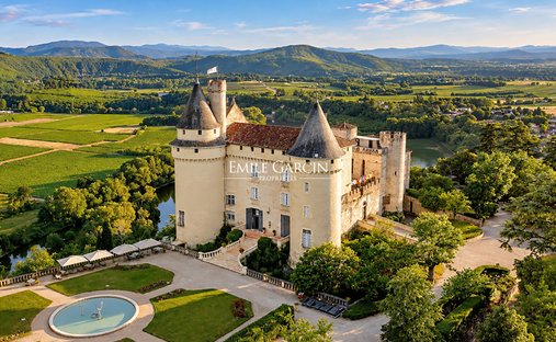 Chateau in Charles de Gaulle, Cahors, France 1