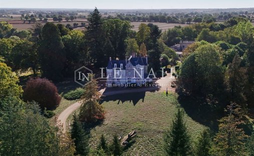 Castle in Sud, Saint-Maixent-l'École, France 1