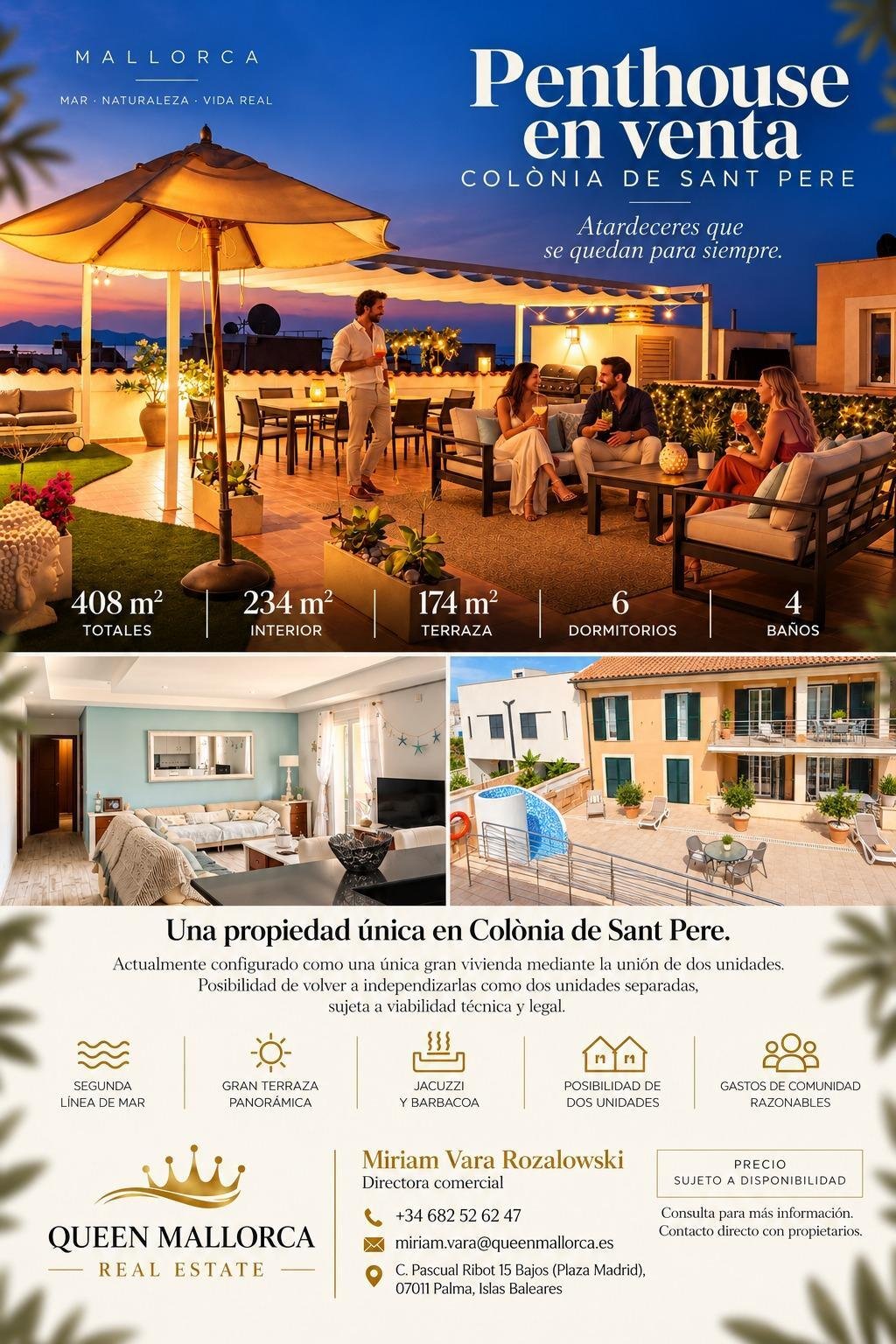 Penthouse in Colonia de Sant Pere, Arta, Balearic Islands 5 - 18998420