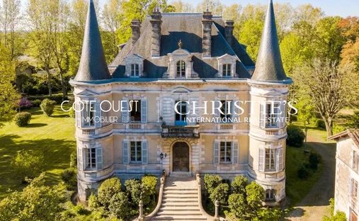 Castle in Habas, Nouvelle-Aquitaine, France 1