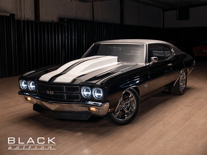 1970 Chevrolet Chevelle 461ci Twin Turbo Haltech EFI Turbo 400 Triple Black in Green Brook, United States 1 - 18802389