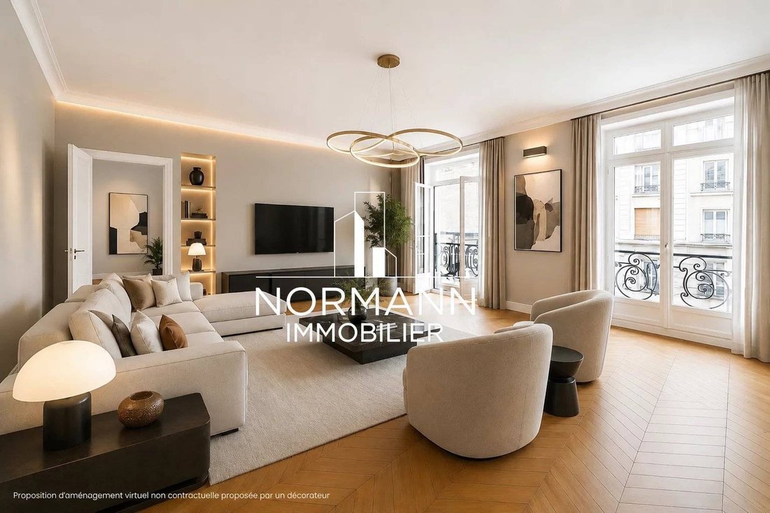 Apartment in Bois de Boulogne, Paris 16e Arrondissement, Paris 1 - 18005912