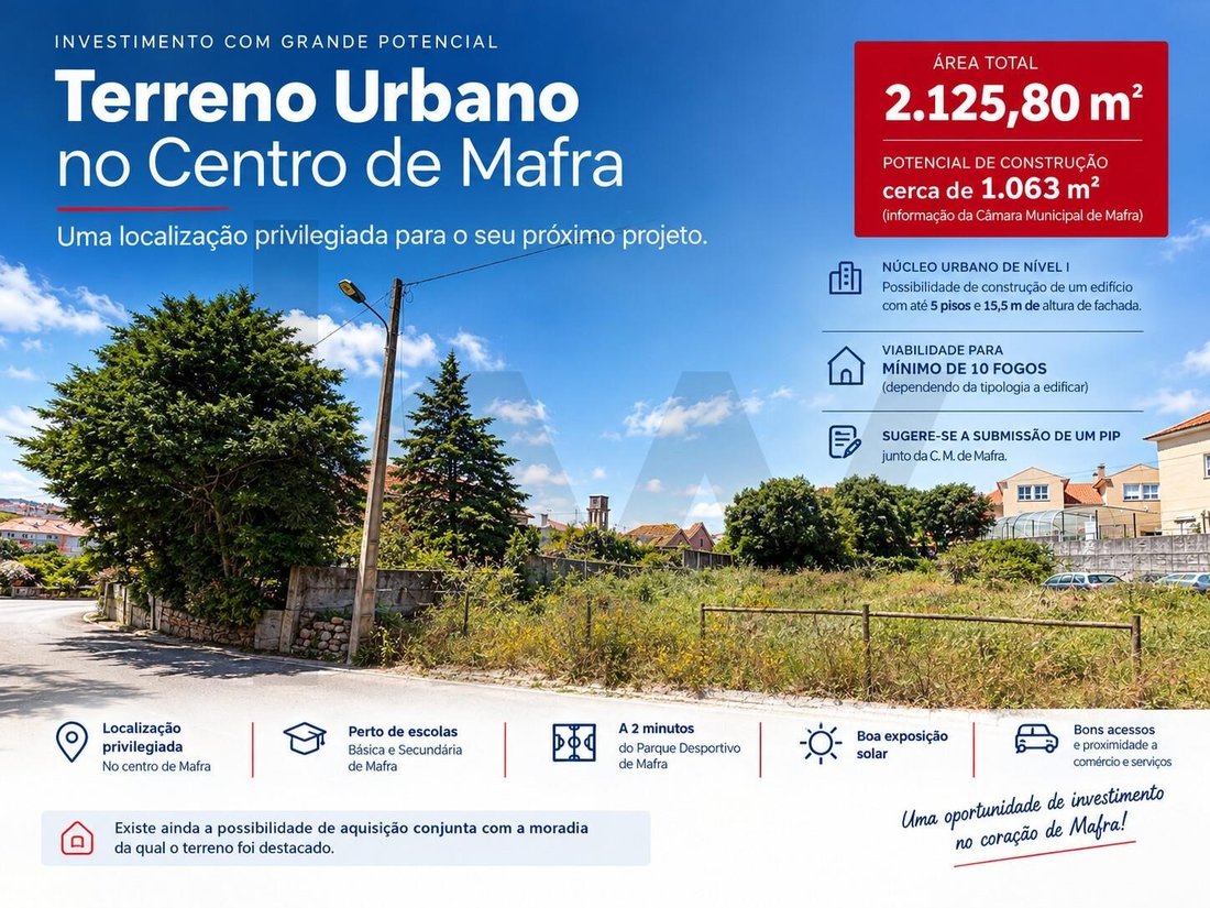 Terreno en Mafra, Distrito de Lisboa, Portugal 1 - 19006506