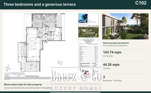 Apartment in Nartelle-Noyer-Bellevue-bd des Sardinaux, Sainte-Maxime, France 1