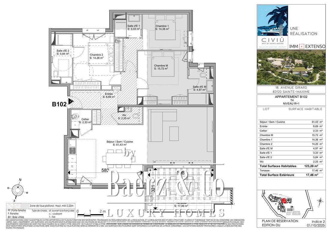 Apartment in Nartelle-Noyer-Bellevue-bd des Sardinaux, Sainte-Maxime, France 2 - 18532488