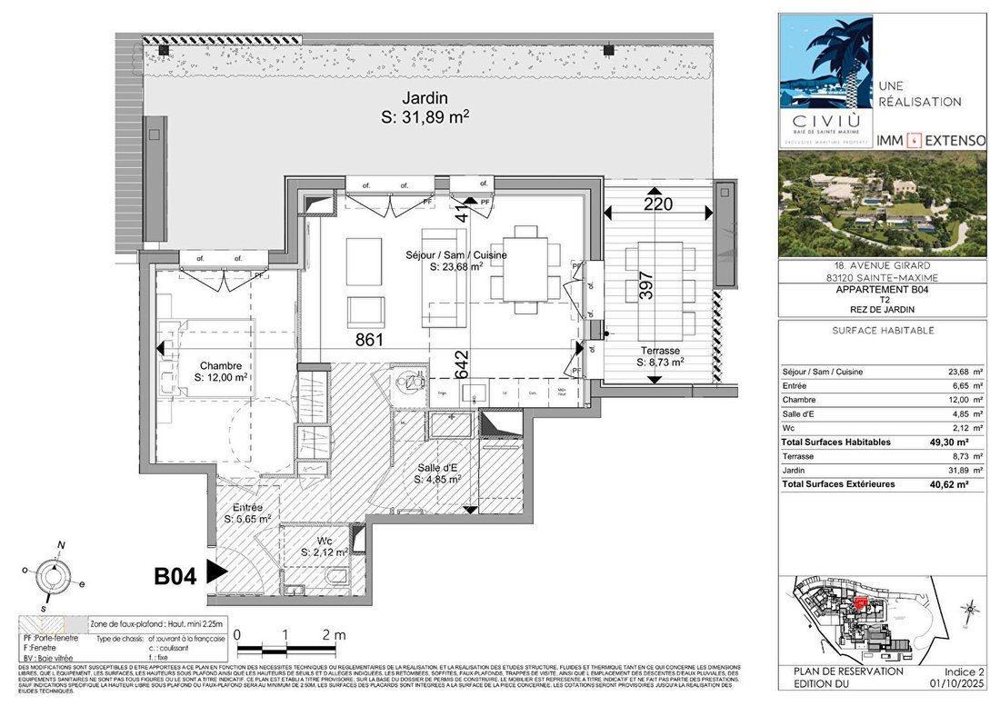 Apartment in Nartelle-Noyer-Bellevue-bd des Sardinaux, Sainte-Maxime, France 2 - 18536510