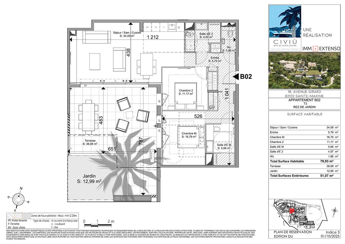 Wohnung in Nartelle-Noyer-Bellevue-bd des Sardinaux, Sainte-Maxime, Frankreich 2 - 18536507