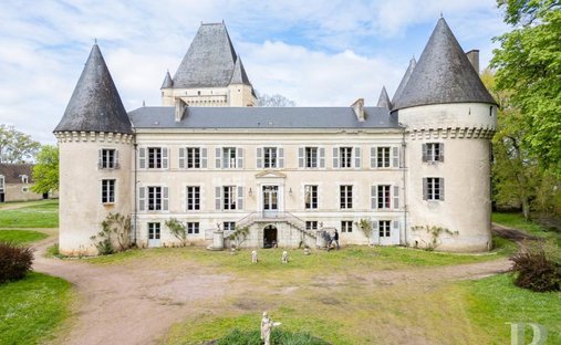 Castle in Buzancais, Centre-Val de Loire, France 1