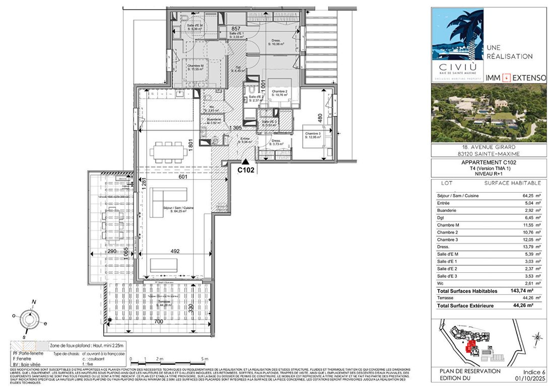 Apartment in Nartelle-Noyer-Bellevue-bd des Sardinaux, Sainte-Maxime, France 2 - 18536517