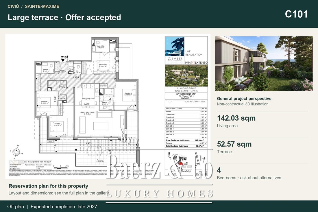 Apartment in Nartelle-Noyer-Bellevue-bd des Sardinaux, Sainte-Maxime, France 1 - 18532468