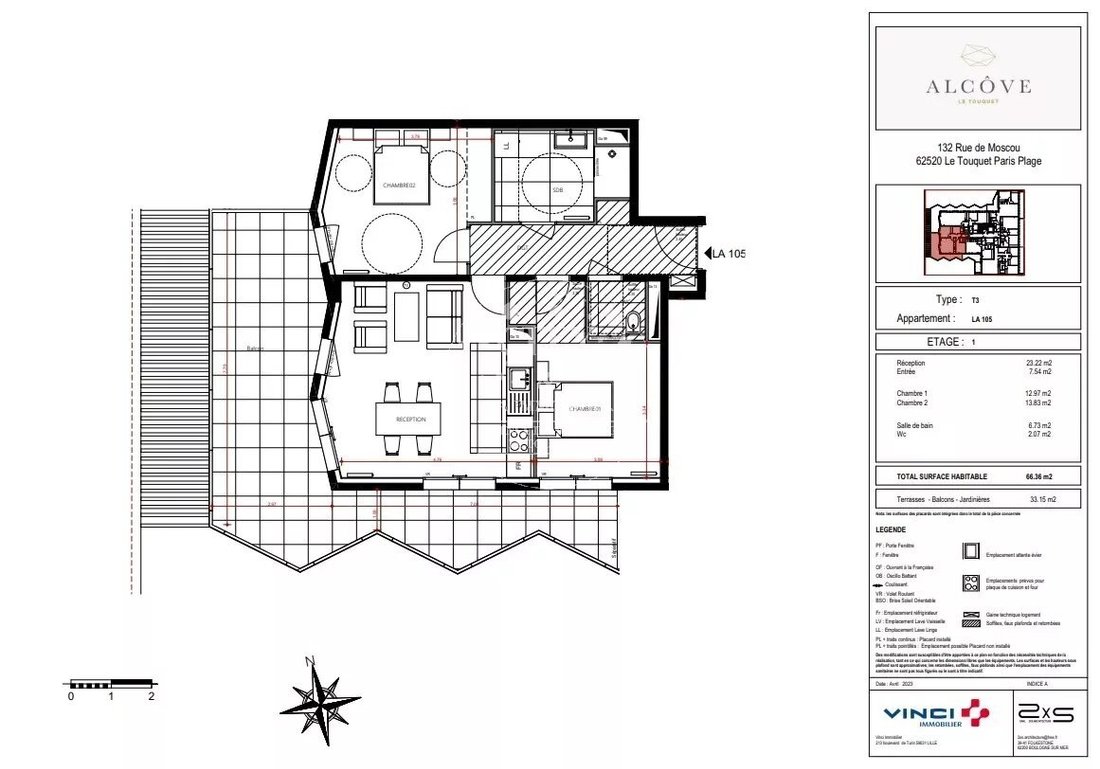 Apartment in Littoral, Le Touquet-Paris-Plage, France 2 - 13011472