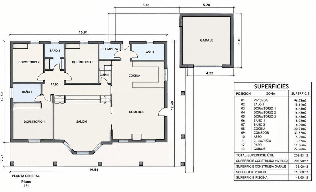 Chalet a Albacete, Castiglia-La Mancia, Spagna 4 - 19008504