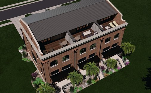 Maison de ville à Savannah, Géorgie, États-Unis 1
