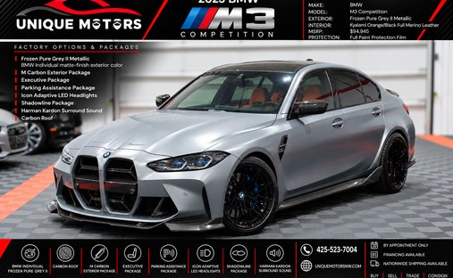 2023 BMW M3 Competition in Kent, WA, United States 1