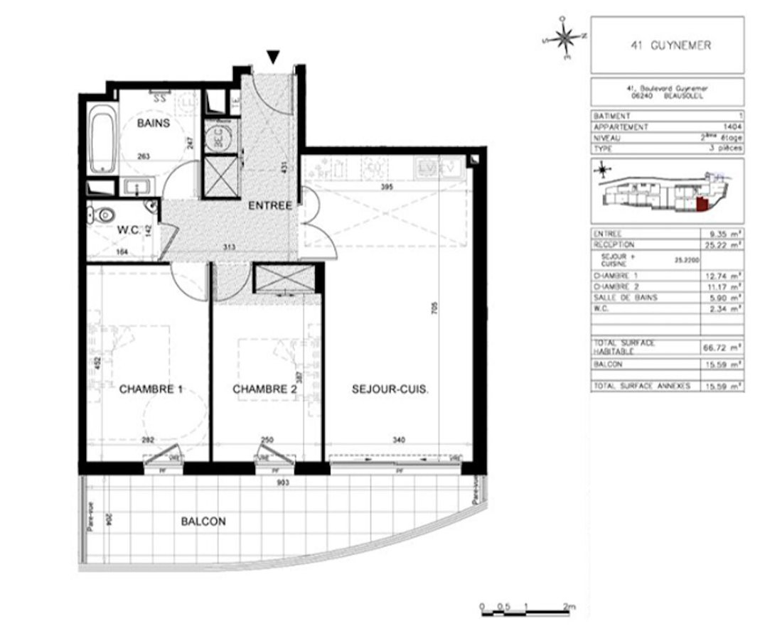Apartment in Supérieur, Beausoleil, France 2 - 19015614