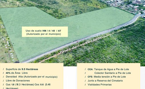 Terreno a El Pueblito, Querétaro, Messico 1