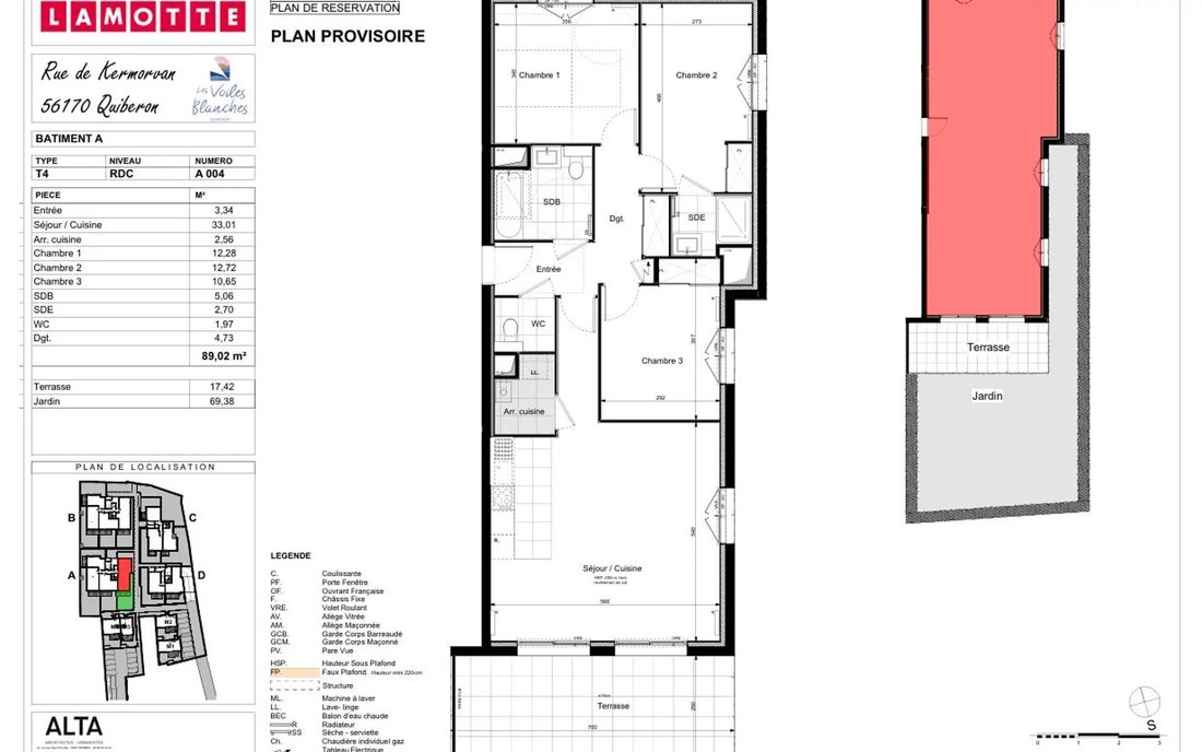 Wohnung in Ouest, Quiberon, Frankreich 2 - 19030003