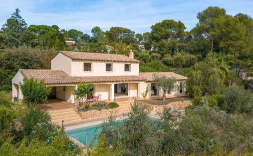 Haus in Bois Fleuri-Chevre d'Or-Saint Philippe, Biot, Frankreich 1