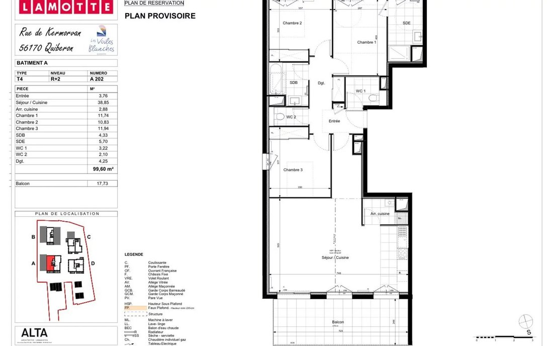 Apartment in Ouest, Quiberon, France 2 - 19030005