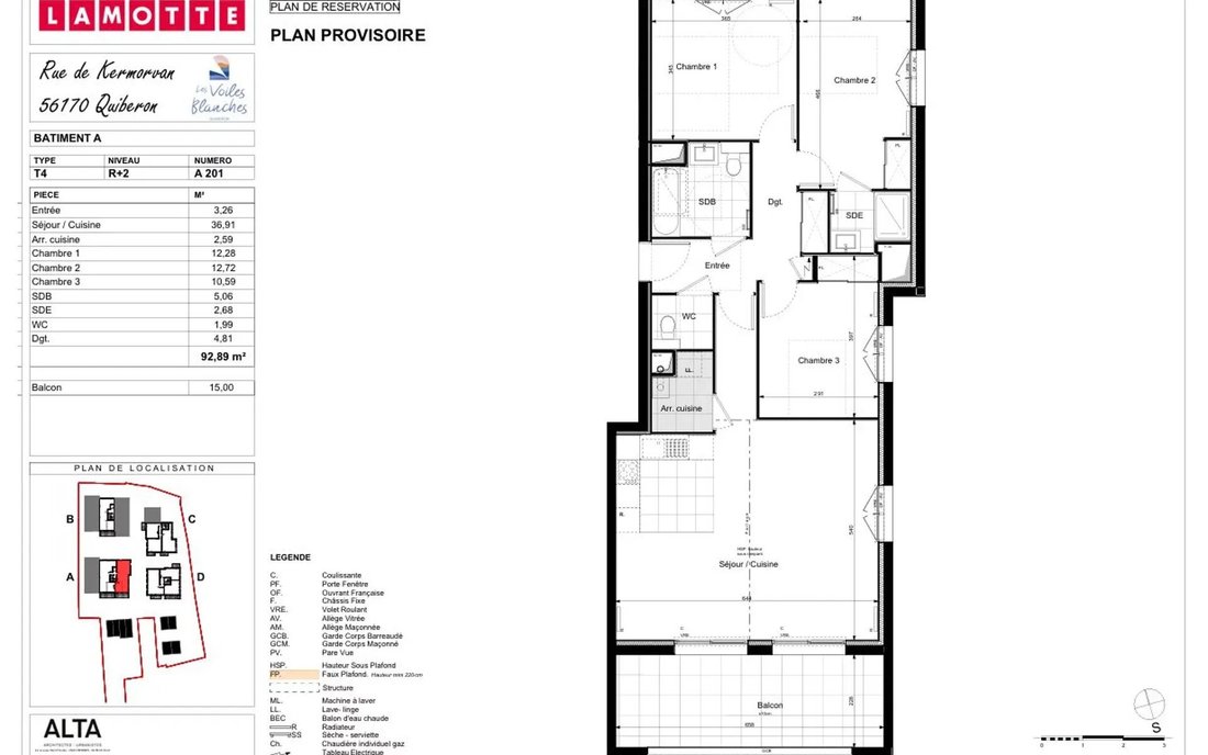 Apartment in Ouest, Quiberon, France 2 - 19030001