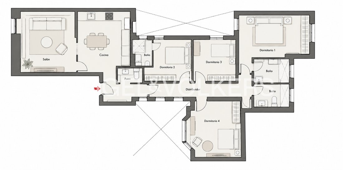 Apartment in Retiro, Madrid, Spain 4 - 19024331