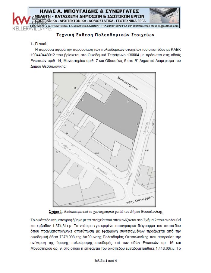 Land in 1st District of Thessaloniki, Thessaloniki, Greece 1 - 19023797