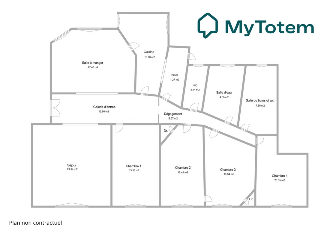 Apartment in Bois de Boulogne, Paris 16e Arrondissement, Paris 2 - 19027776