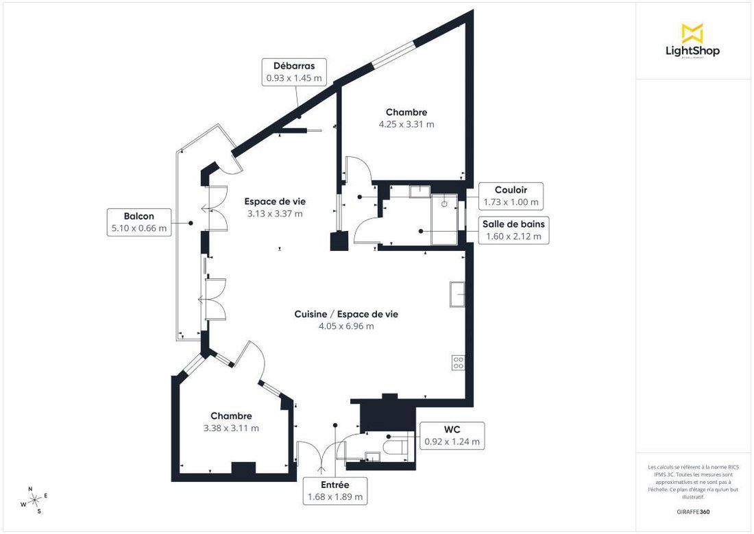 Apartment in Gambetta, Paris 20e Arrondissement, Paris 4 - 19025364