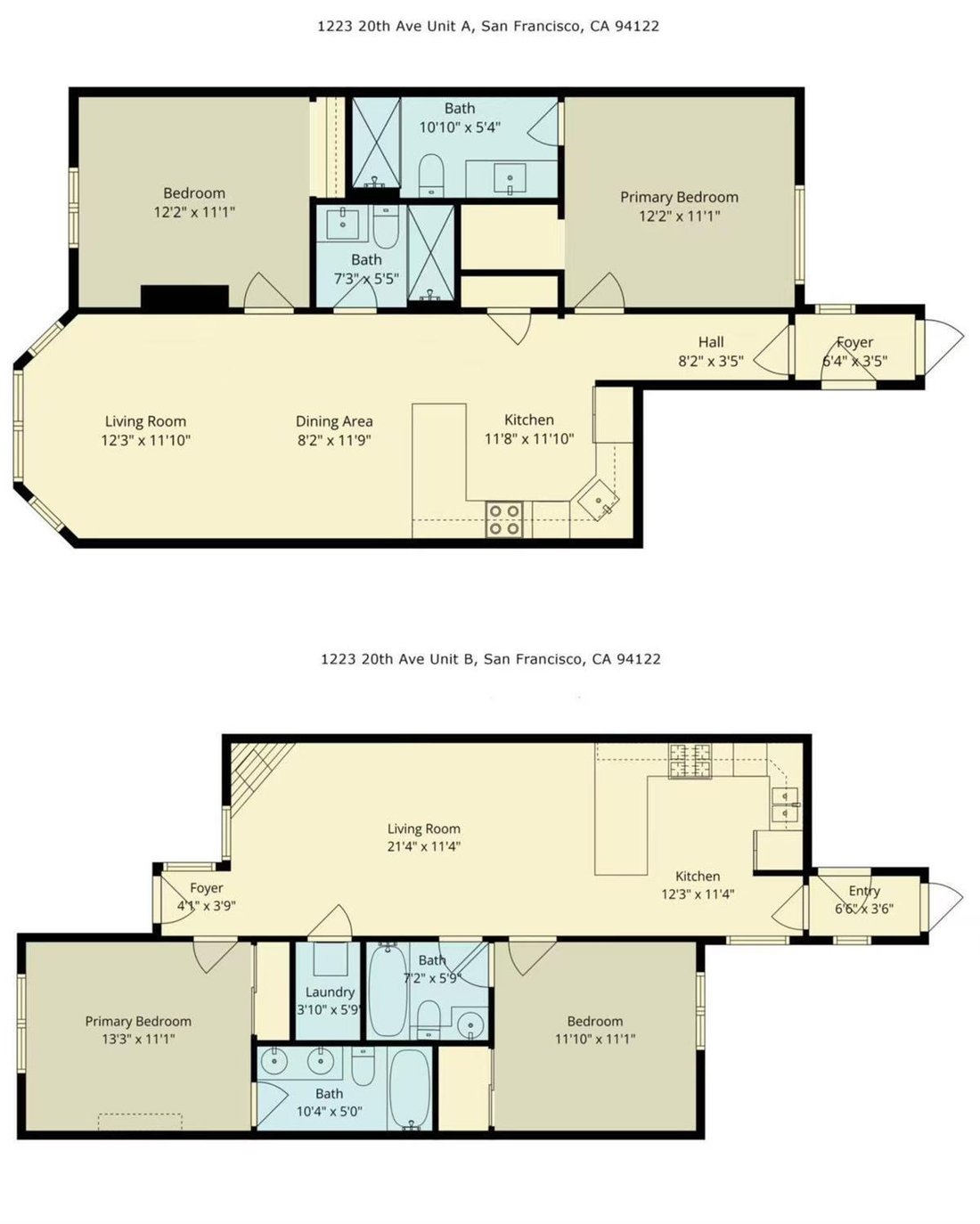Appartement à San Francisco, Californie, États-Unis 1 - 19031807