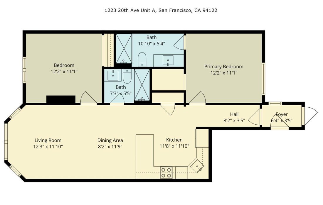 Appartement à San Francisco, Californie, États-Unis 2 - 19031807