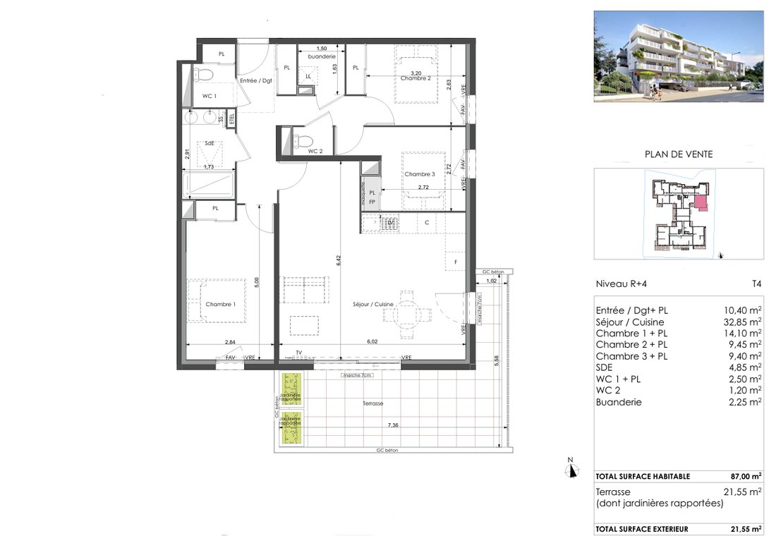 Appartamento a Espace Villeroy-Les Quilles, Sète, Francia 3 - 19033050