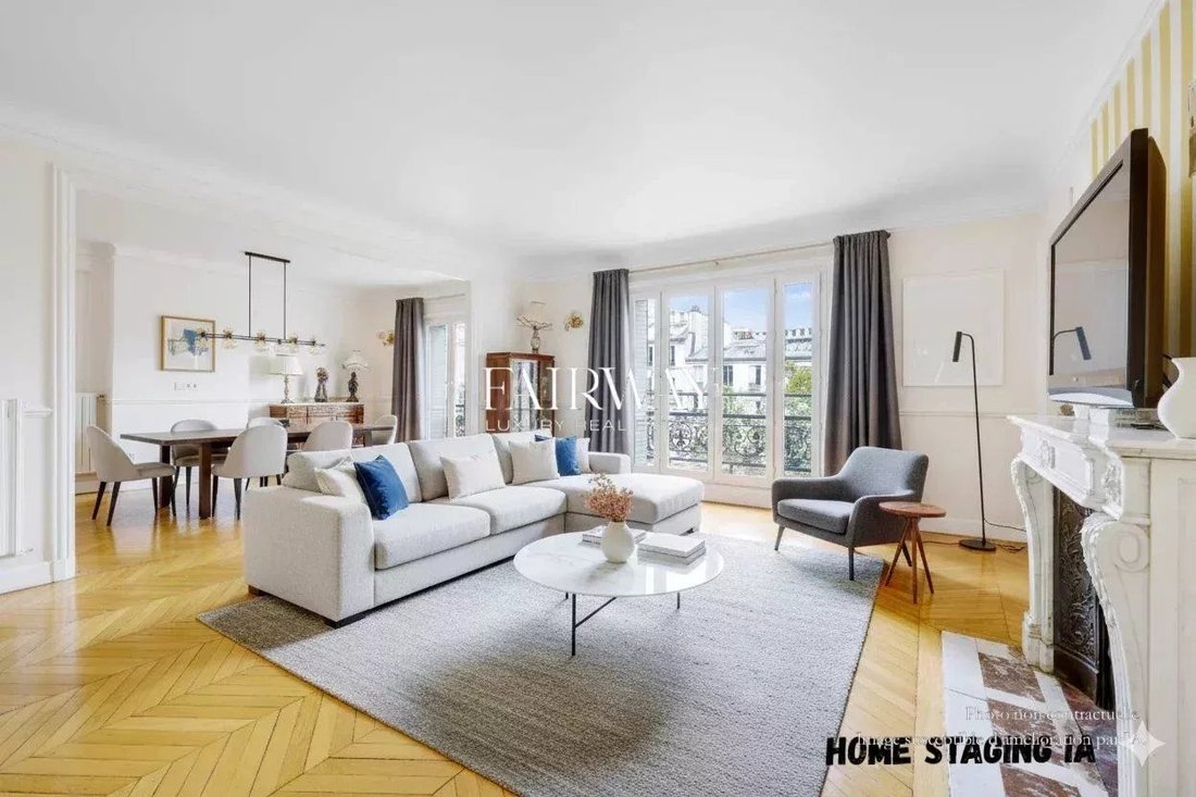 Appartement à Courcelles-Wagram, Paris 17e Arrondissement, Paris 1 - 16387798