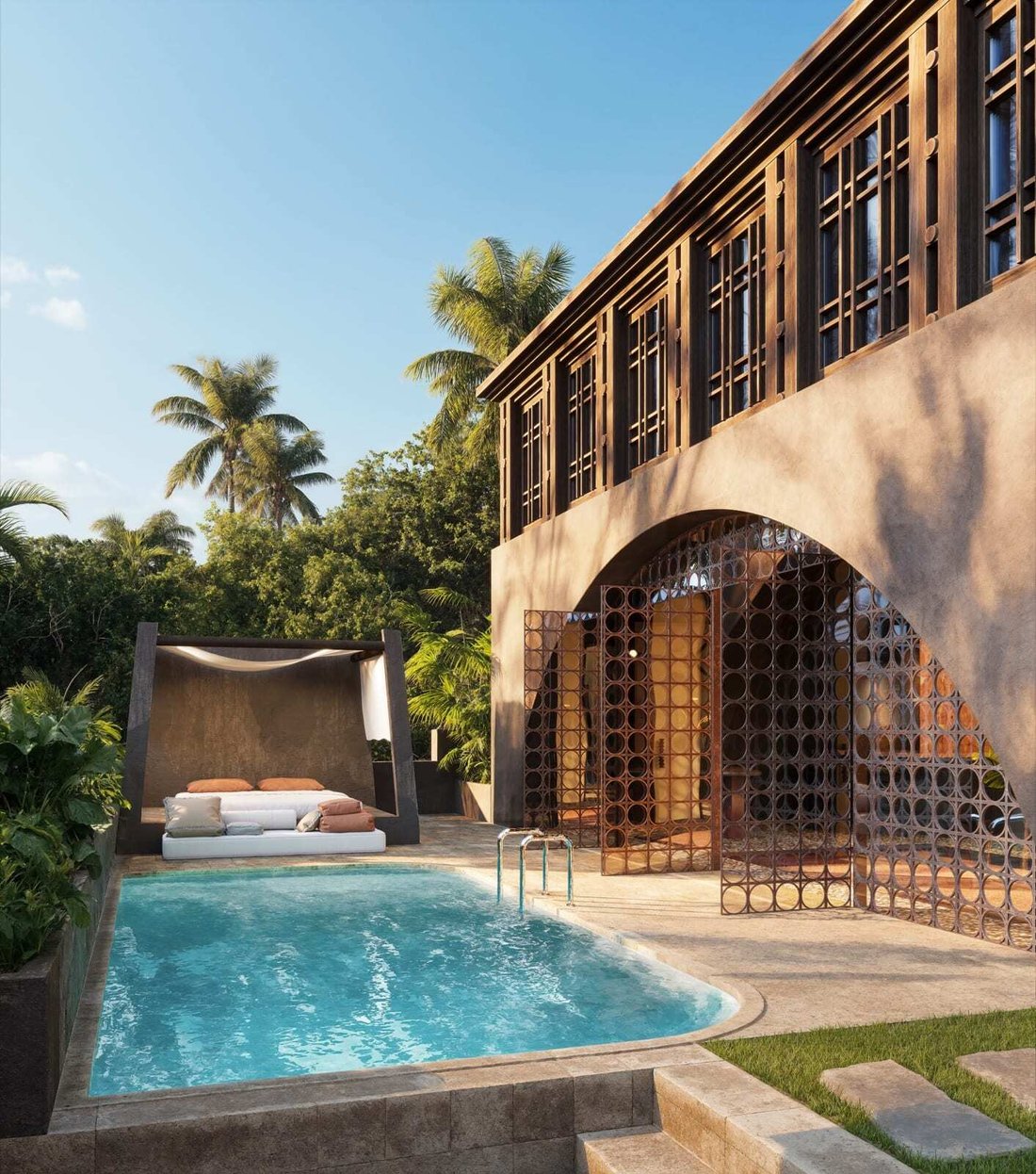 Villa à Nyanyi, Bali, Indonésie 2 - 18983214