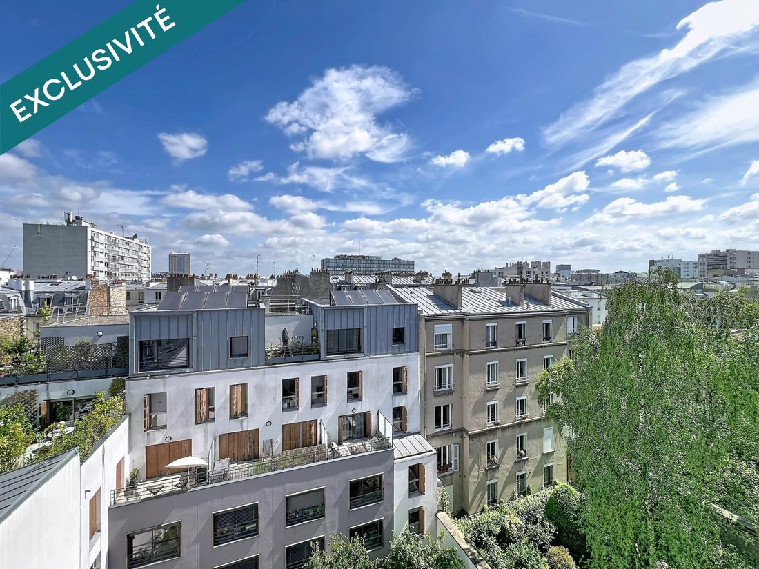Apartment in Buttes Chaumont, Paris 19e Arrondissement, Paris 4 - 19036265