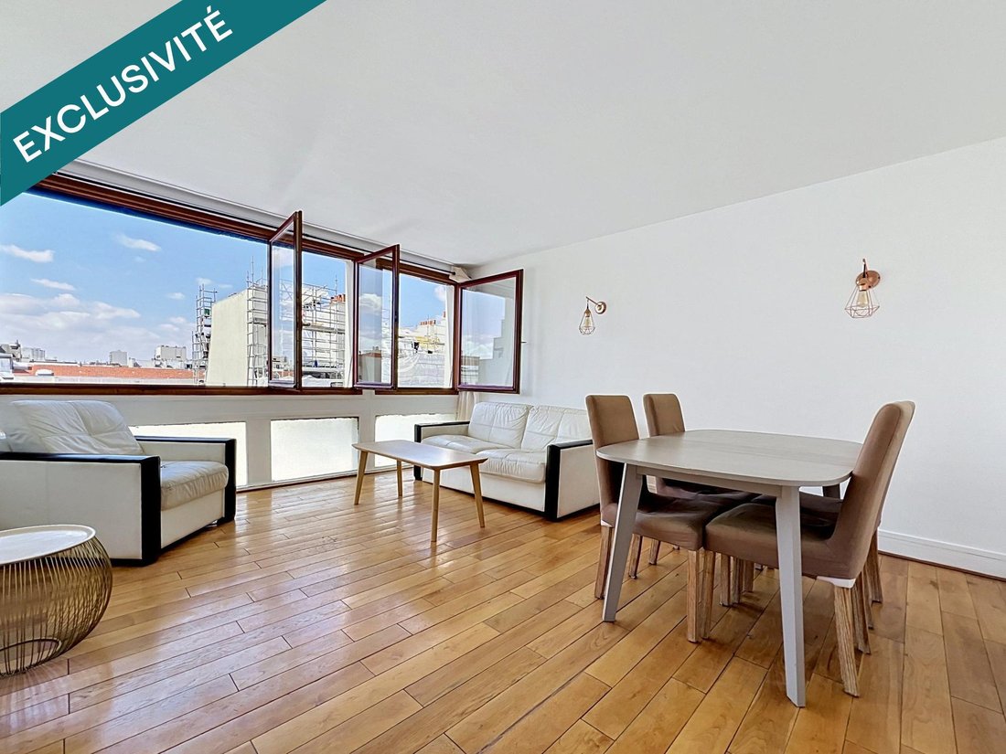 Apartment in Buttes Chaumont, Paris 19e Arrondissement, Paris 1 - 19036265