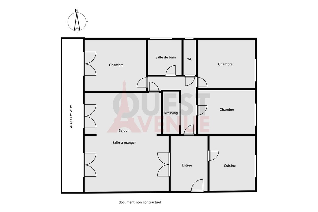 Apartment in Reine-Mairie, Boulogne-Billancourt, France 3 - 19040234